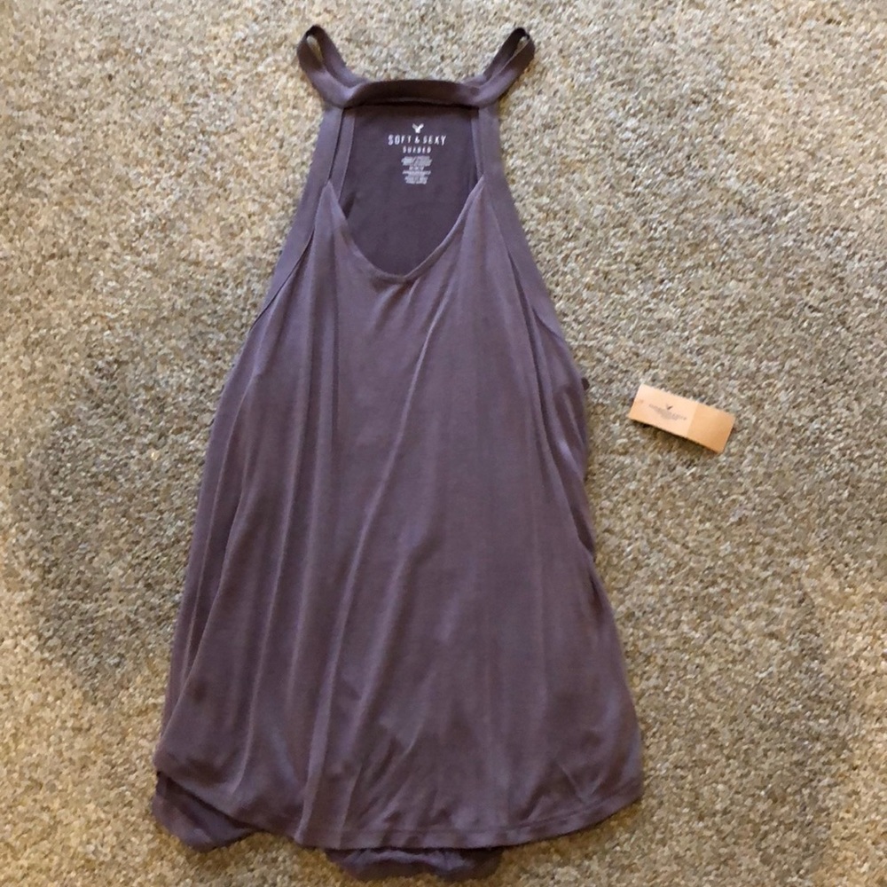 American Eagle Soft and Sexy Sueded Tank Top